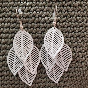 Dangly Leaf Earrings